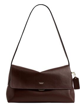 Coach Natural Grain Maple Leather Chelsea Shoulder Bag - New